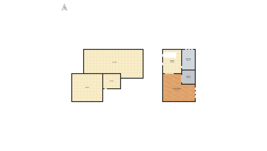 Prairie Inspired floor plan 1136.54