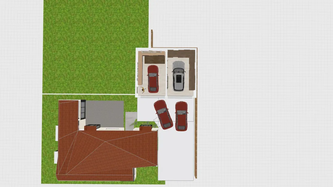 Garage final concept - SLOW 3d design renderings