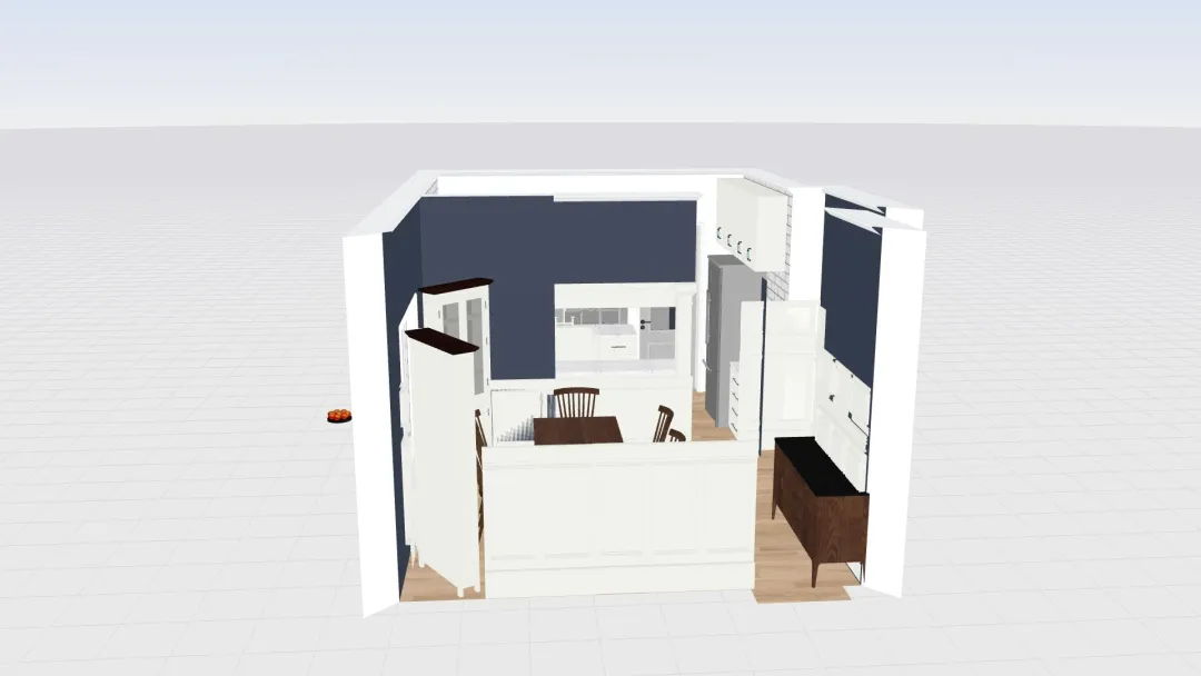 new kitchen 3d design renderings