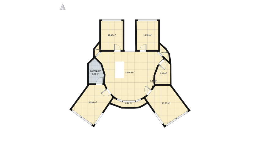 Casa Rotativa Mioveni floor plan 273.46