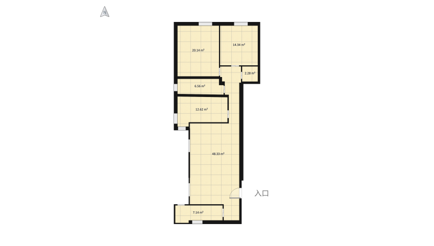 【System Auto-save】Untitled_copy floor plan 111.42