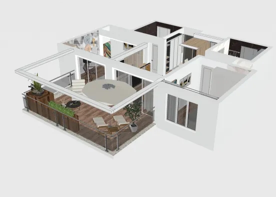 # Nature Inspired Condo Визуализация дизайна