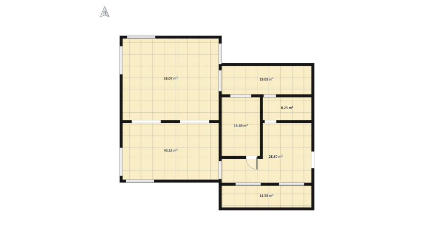 appartamento modern floor plan 204.3
