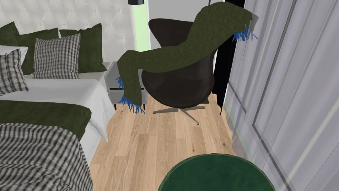Комната Ольги план 1.3 3d design renderings