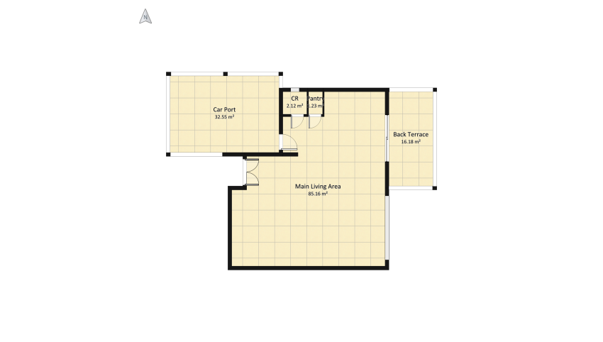 Main House Small Version with Back CR floor plan 297.95