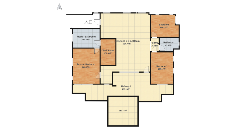 test-room9 floor plan 223.91