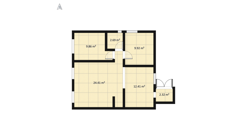 Casa del Lobo floor plan 71.24