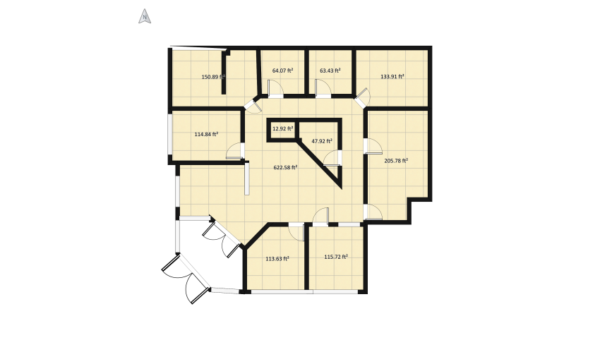 Clinique Boisbriand floor plan 184.87