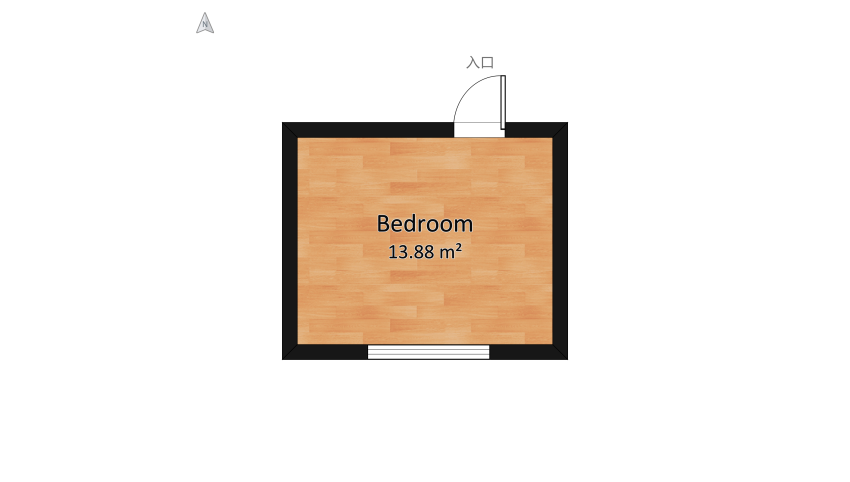 Teenage room floor plan 15.74