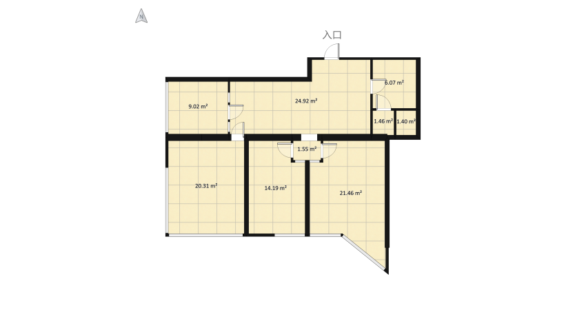Office SKY floor plan 112.8