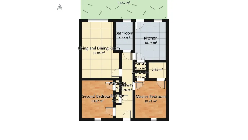 Copy of Copy of Lindsay Rd - Different Living Space floor plan 97.29