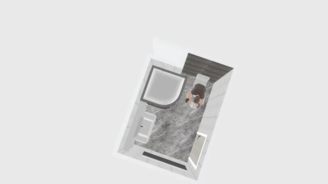 Copy of Bathroom Option 2 3d design renderings