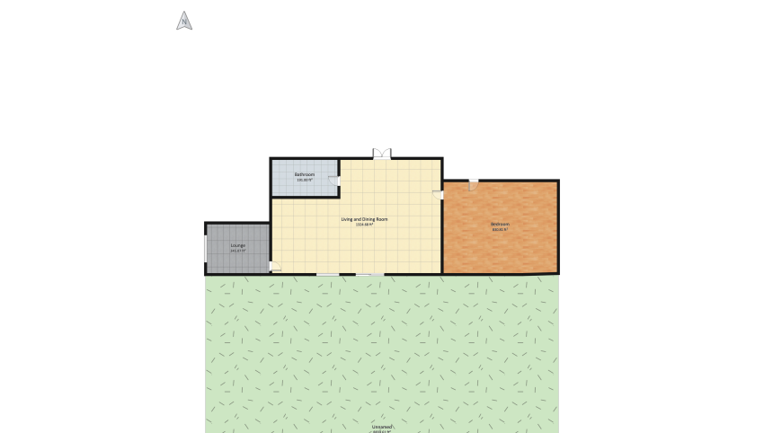 cozy home floor plan 1076.17