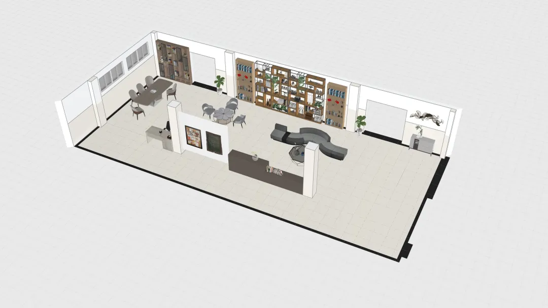 Lobby SMA Maitreyawira_copy 3d design renderings