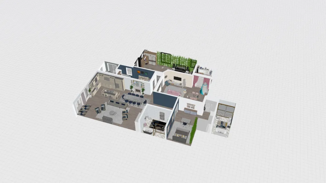 single mom house 3d design renderings