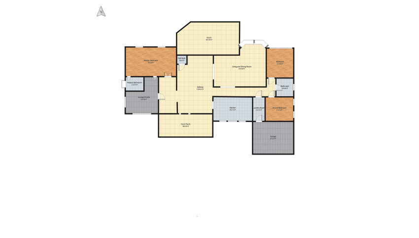 Copy of Smedile House 2 floor plan 731.33