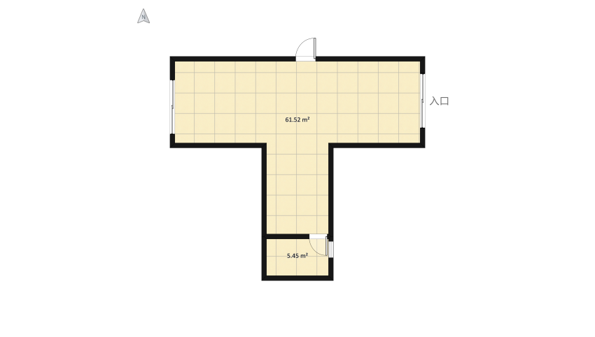 #TShapedContest Flat floor plan 73.16