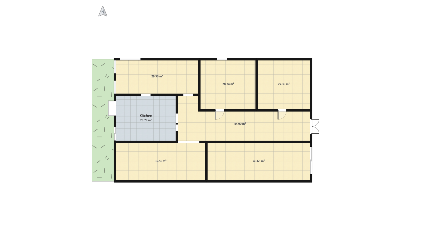 City house floor plan 363.35