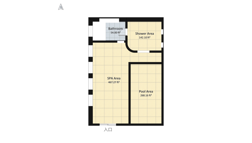 #EmptyRoomContest-HomeSpaParadise floor plan 89.9