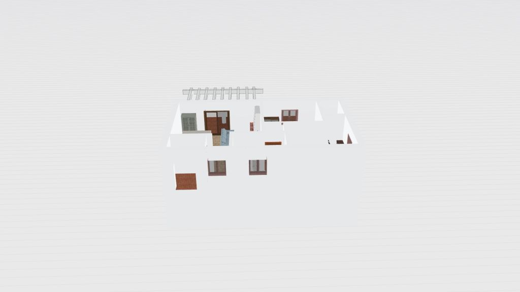 Copy of casa 2 quartos e salao no res-chao-1 3d design renderings