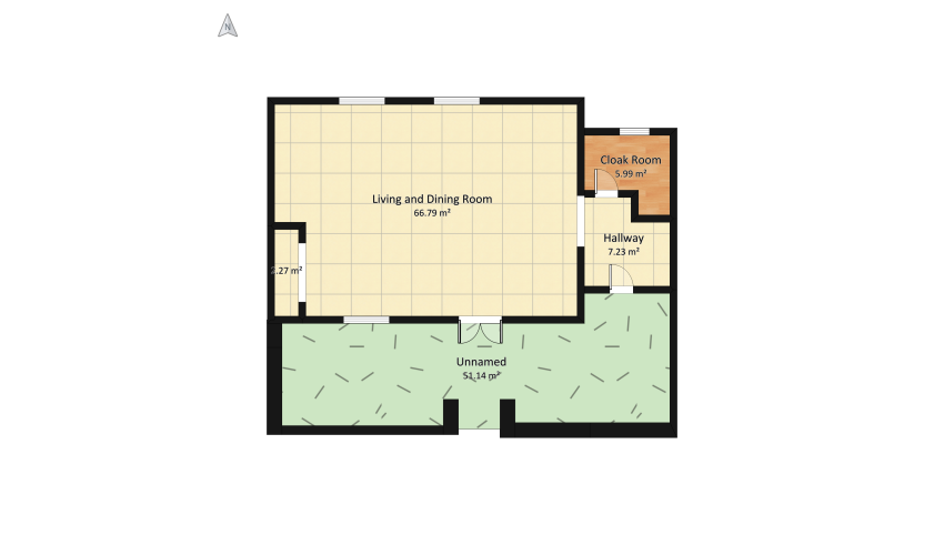 In the core of the Cottage! floor plan 215.45