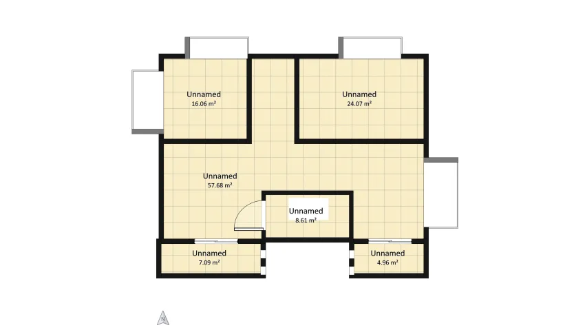 duplex floor plan 443.9