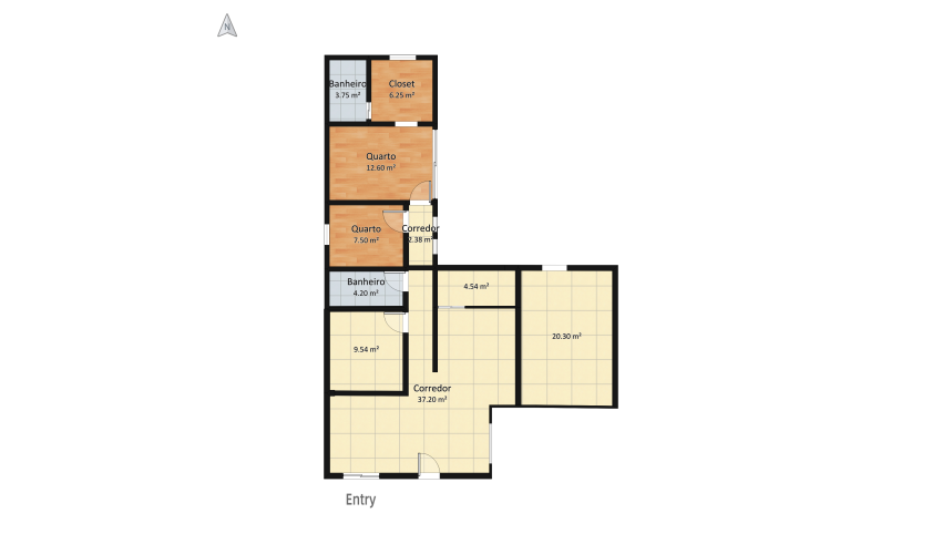 Casa Completa floor plan 122.51