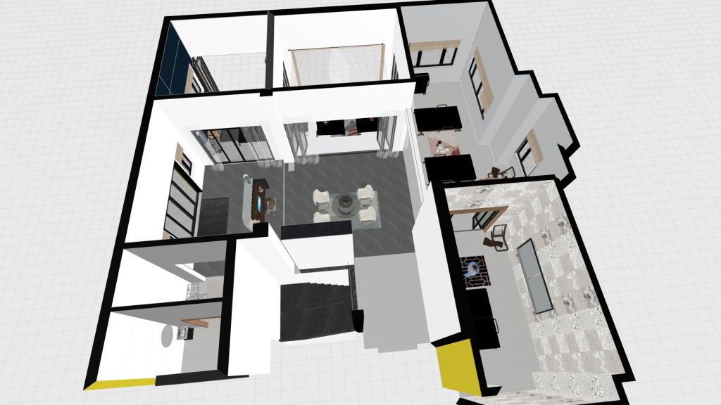 7 Modern Beach House_copy 3d design renderings