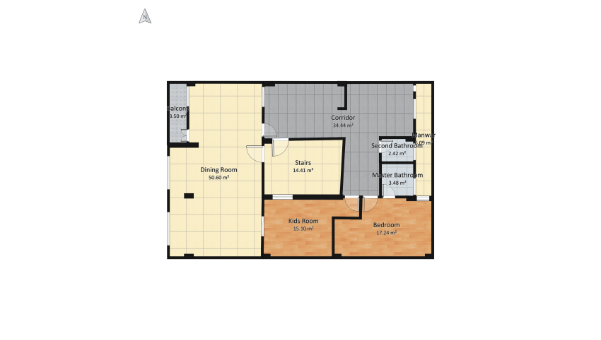 My flat floor plan 147.29