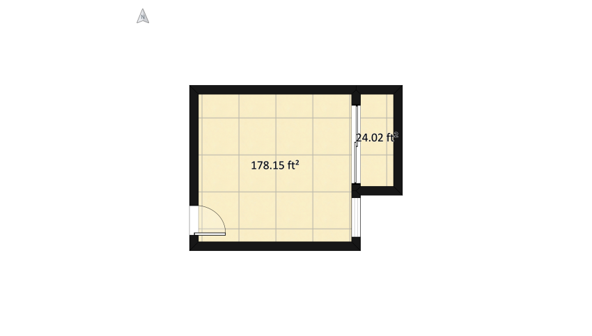 My room floor plan 21.67
