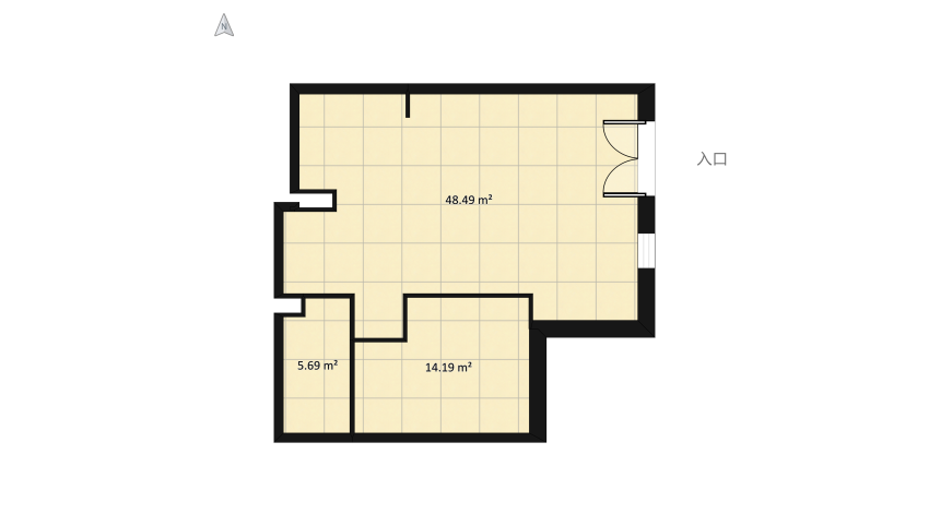RP kuchnia v1 floor plan 75.39
