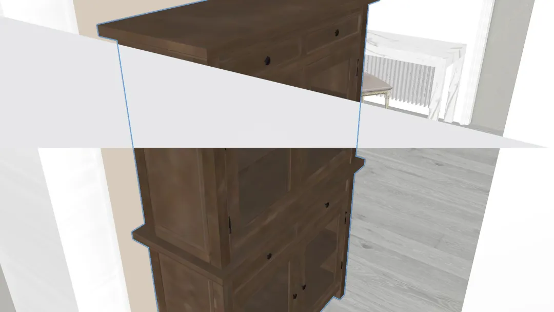 ML with Cabinet 1 3d design renderings