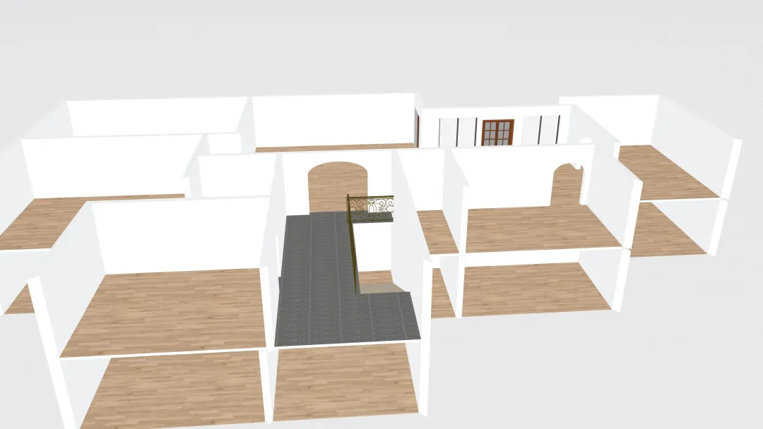 Cottage Rambler 3d design renderings