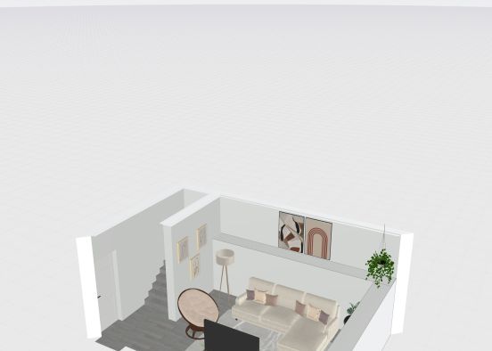Copy of Downstairs living room Design Rendering