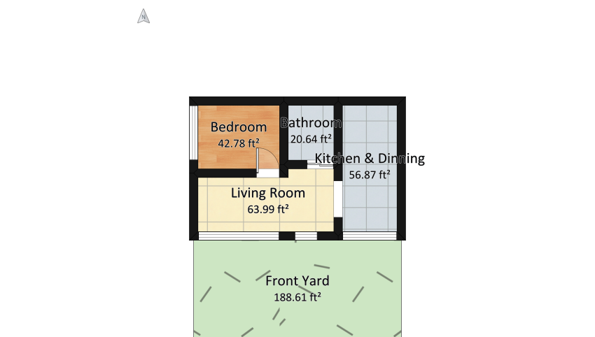 Minimal House floor plan 39.03