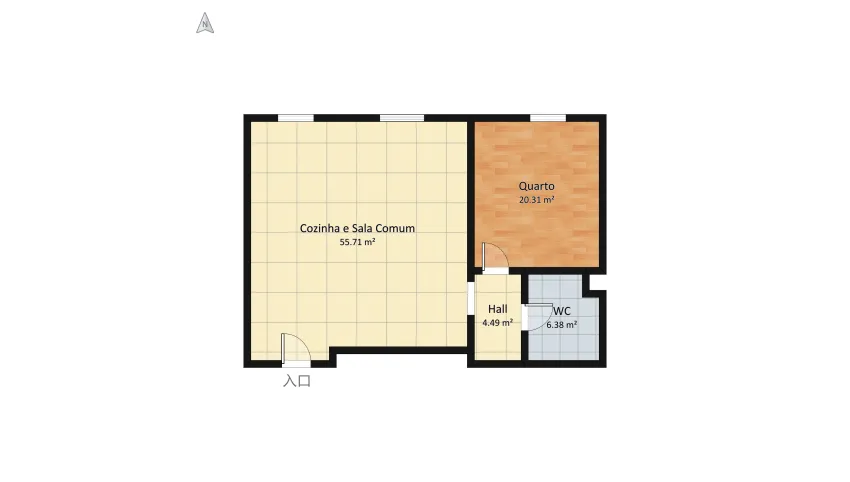 AP Monte Caparica floor plan 95.27