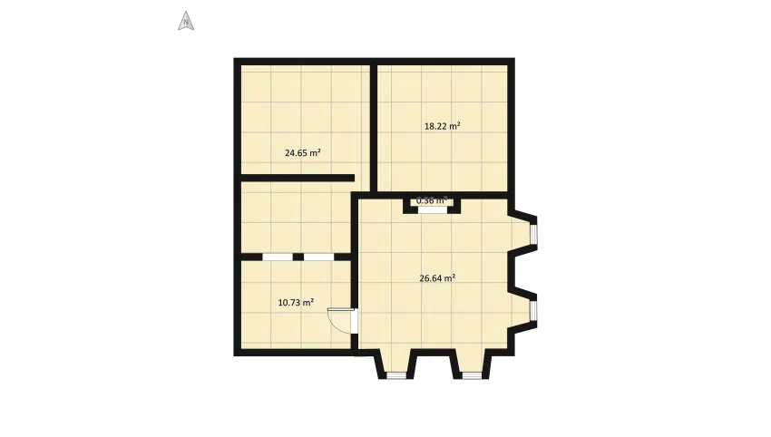 Georgian house, Frome floor plan 184.78