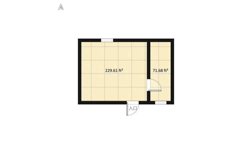 Quans tiny house floor plan 63.49