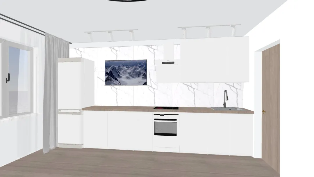 Copy of Юля. Кухня 3d design renderings