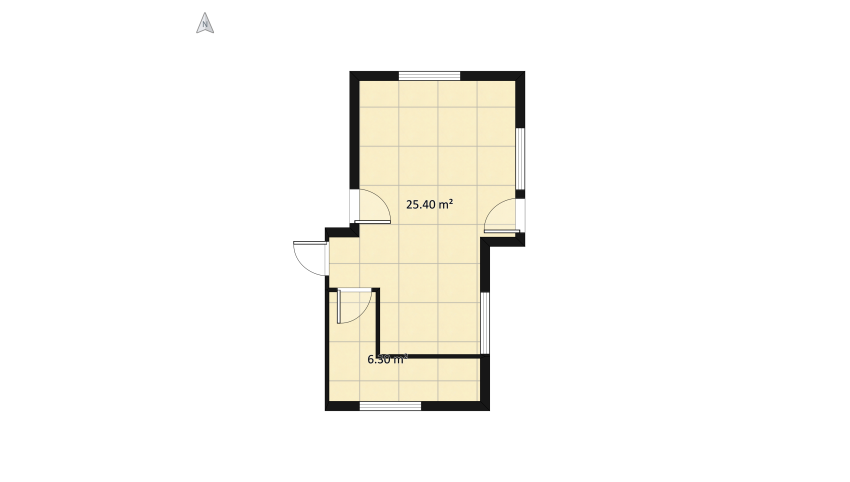 Master Bedroom floor plan 80.14