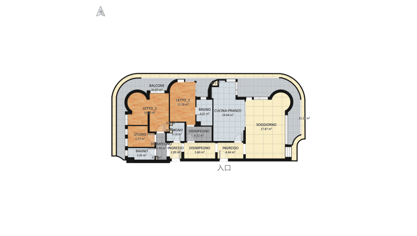 MENOTTI_IPOTESI_1 floor plan 180.55