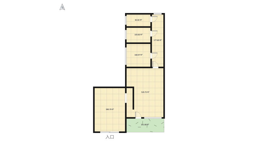 New beautiful house  floor plan 163.72