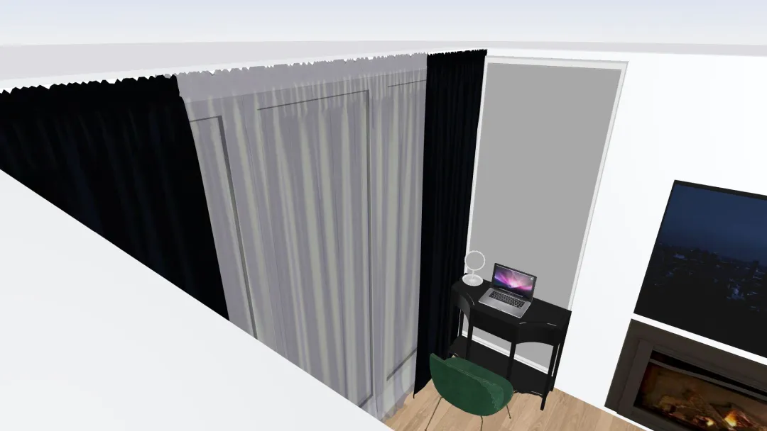 Комната Ольги план 1.2 3d design renderings