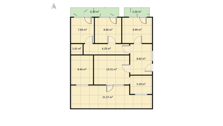 HOME LOVERS floor plan 107.76
