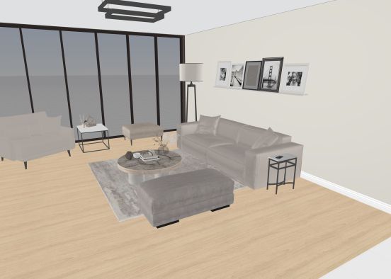 Minimalist Living Room- M Vera_copy Design Rendering