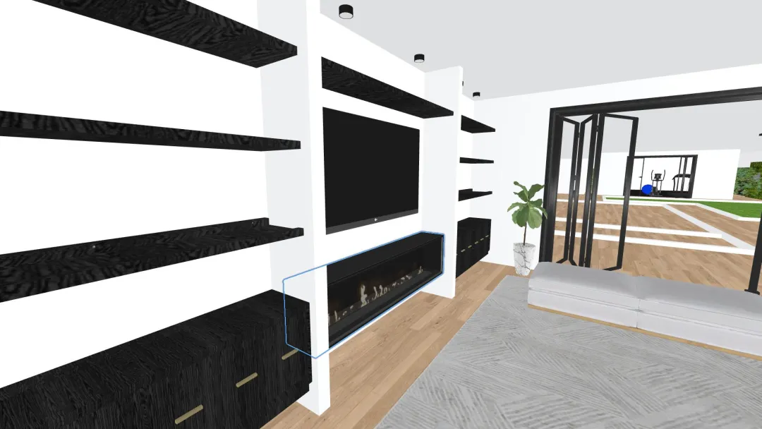 Hallway Bathroom Garage 25-Mar-22 Single 5326 Glickman 3d design renderings