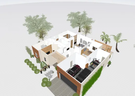 Residential House Project Design Rendering
