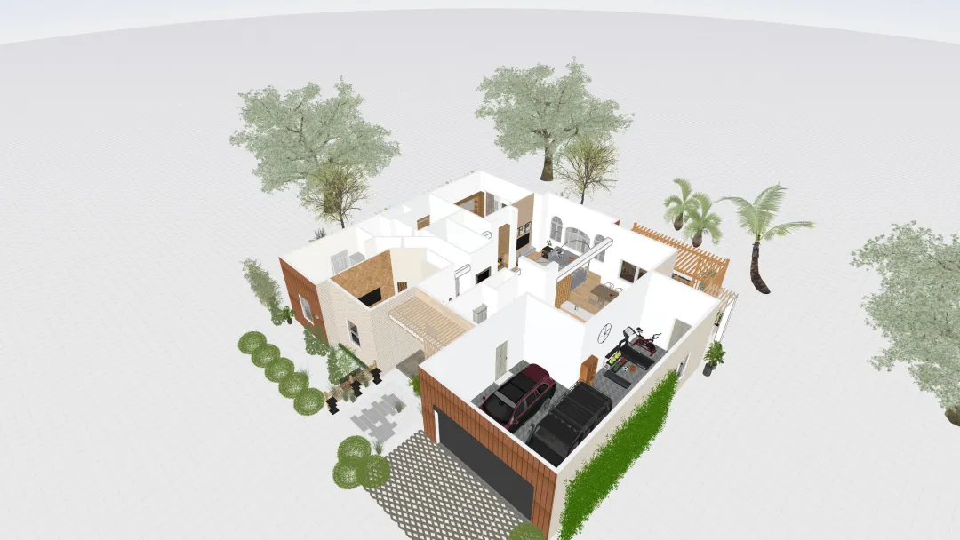 Residential House Project 3d design renderings