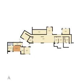 floor plan showcasing a detailed layout with optimized room placements, demonstrating interior design options for maximizing space usage, featuring Homestyler's automated floor plan generation functionality.