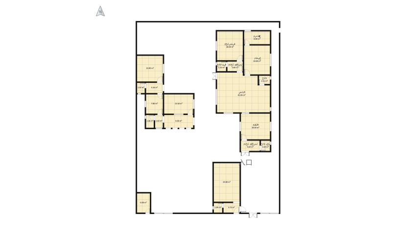 كامل المخطط floor plan 539.62